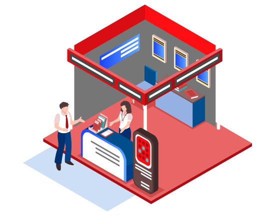 Virtual booths at best hybrid event platform pragatiE